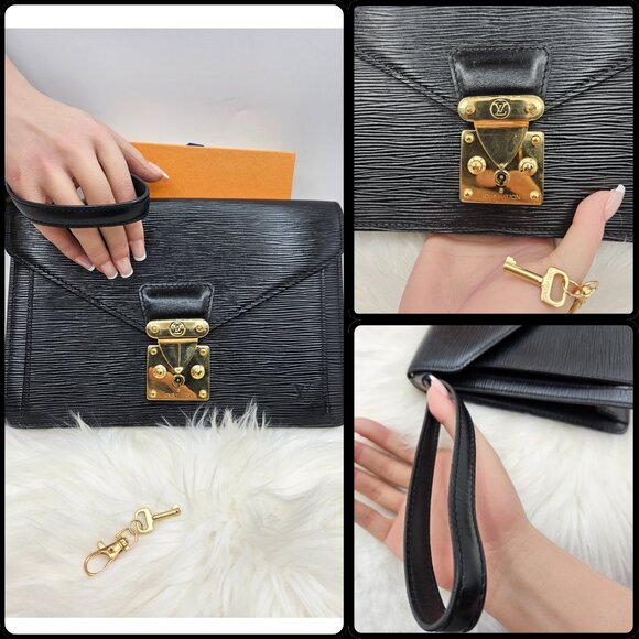 Louis Vuitton  Epi Pochette Dragonne Clutch - Picture 5 of 17